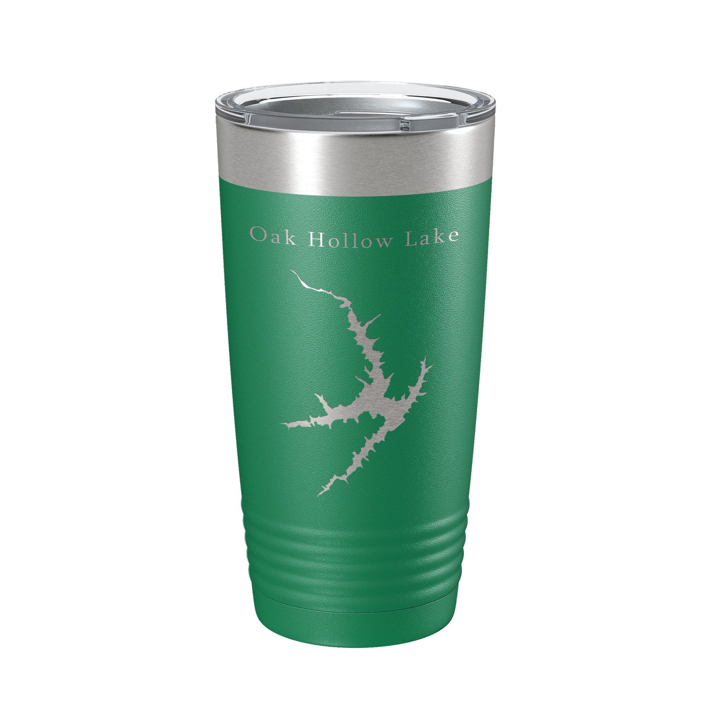 Oak Hollow Lake Map Tumbler Travel Mug Insulated Laser Engraved Coffee Cup High Point North Carolina 20 oz-9