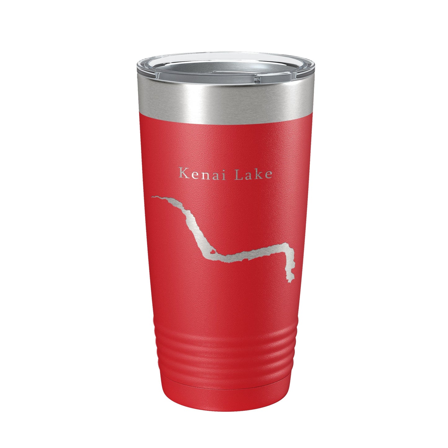 Kenai Lake Map Tumbler Travel Mug Insulated Laser Engraved Coffee Cup Alaska 20 oz-10