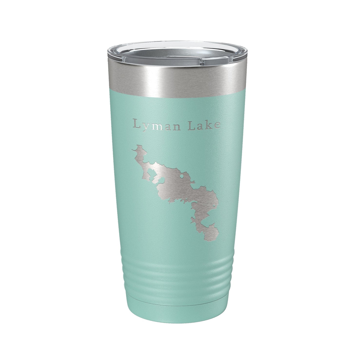 Lyman Lake Map Tumbler Travel Mug Insulated Laser Engraved Coffee Cup Arizona 20 oz-12