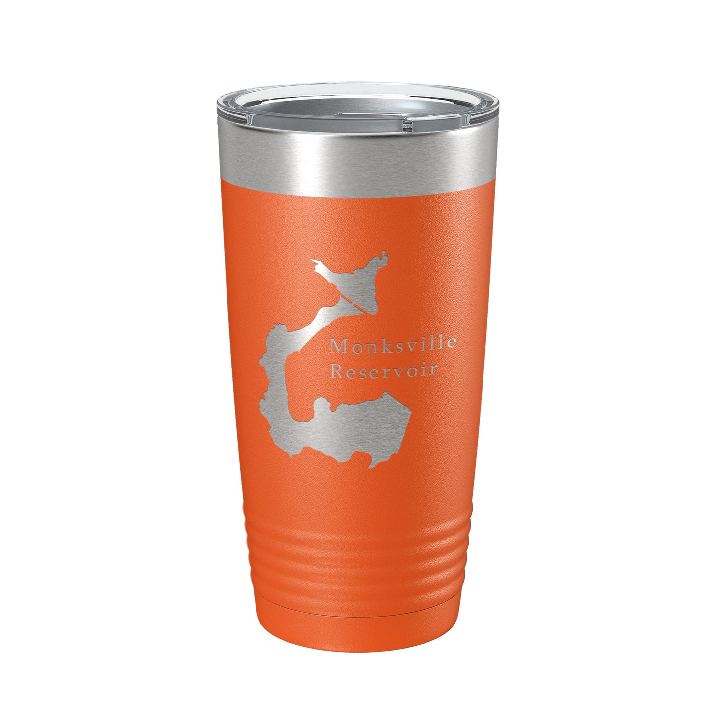 Monksville Reservoir Tumbler Lake Map Travel Mug Insulated Laser Engraved Coffee Cup New Jersey 20 oz-17