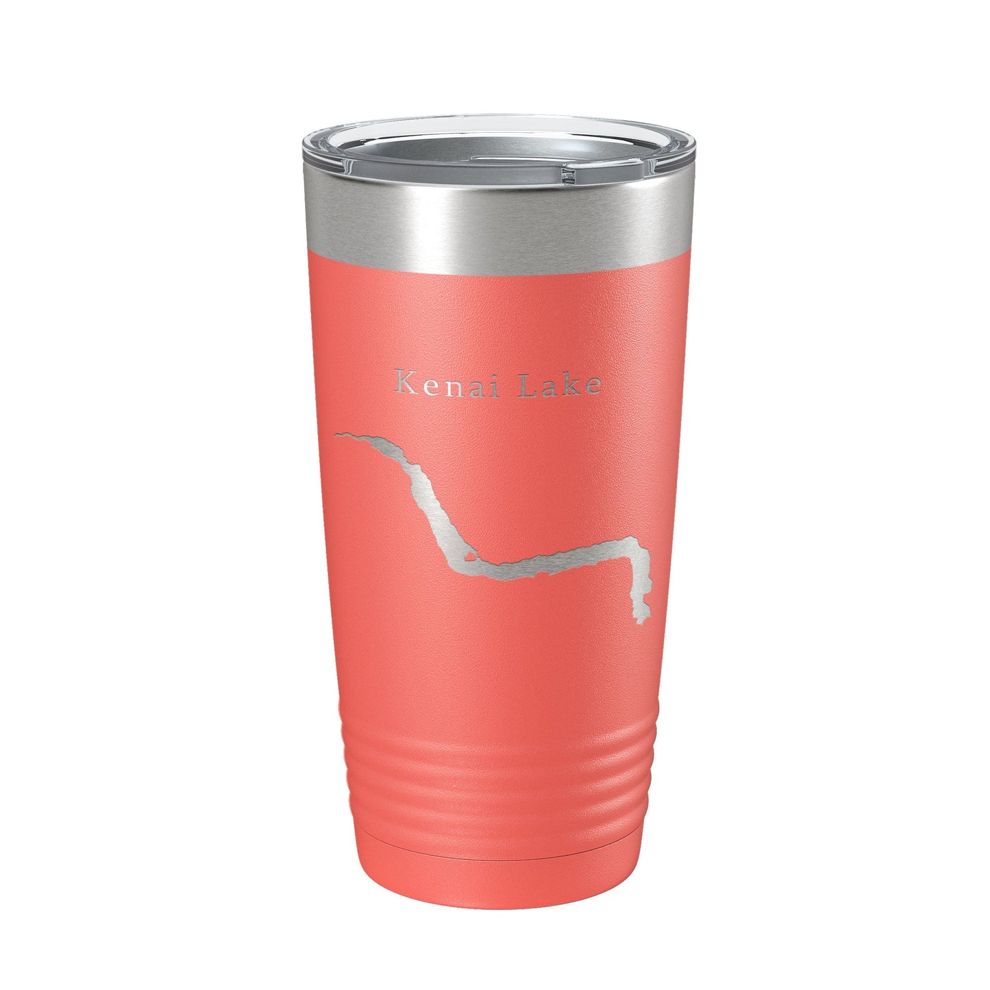Kenai Lake Map Tumbler Travel Mug Insulated Laser Engraved Coffee Cup Alaska 20 oz-20