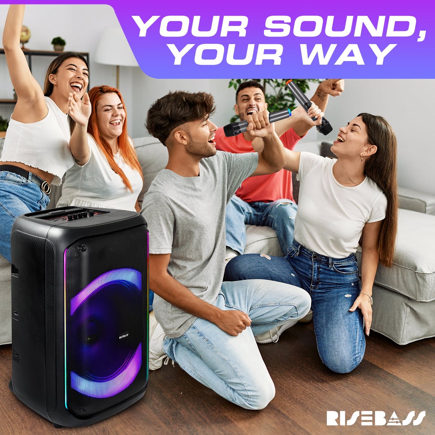 Risebass Trolley Speaker with 14β Subwoofer-1