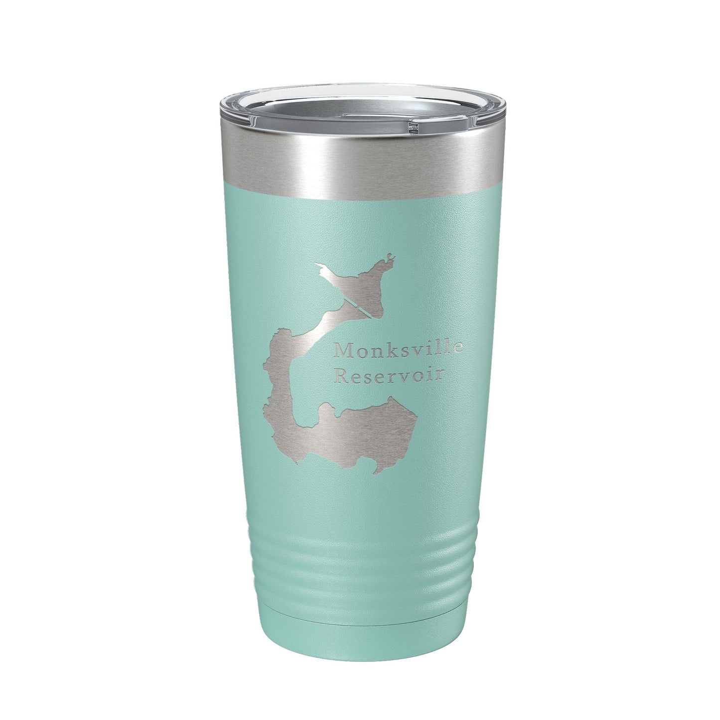 Monksville Reservoir Tumbler Lake Map Travel Mug Insulated Laser Engraved Coffee Cup New Jersey 20 oz-12