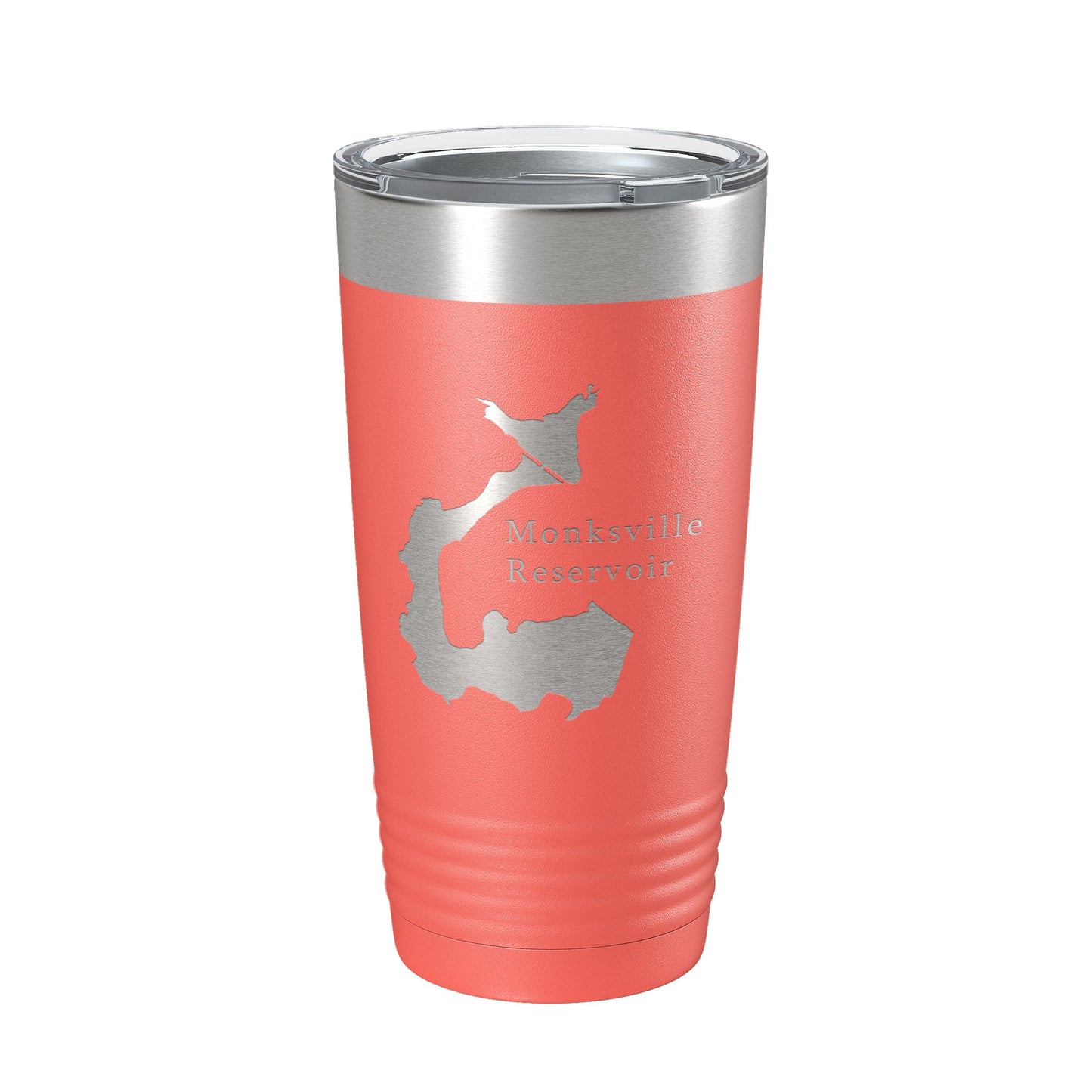 Monksville Reservoir Tumbler Lake Map Travel Mug Insulated Laser Engraved Coffee Cup New Jersey 20 oz-20