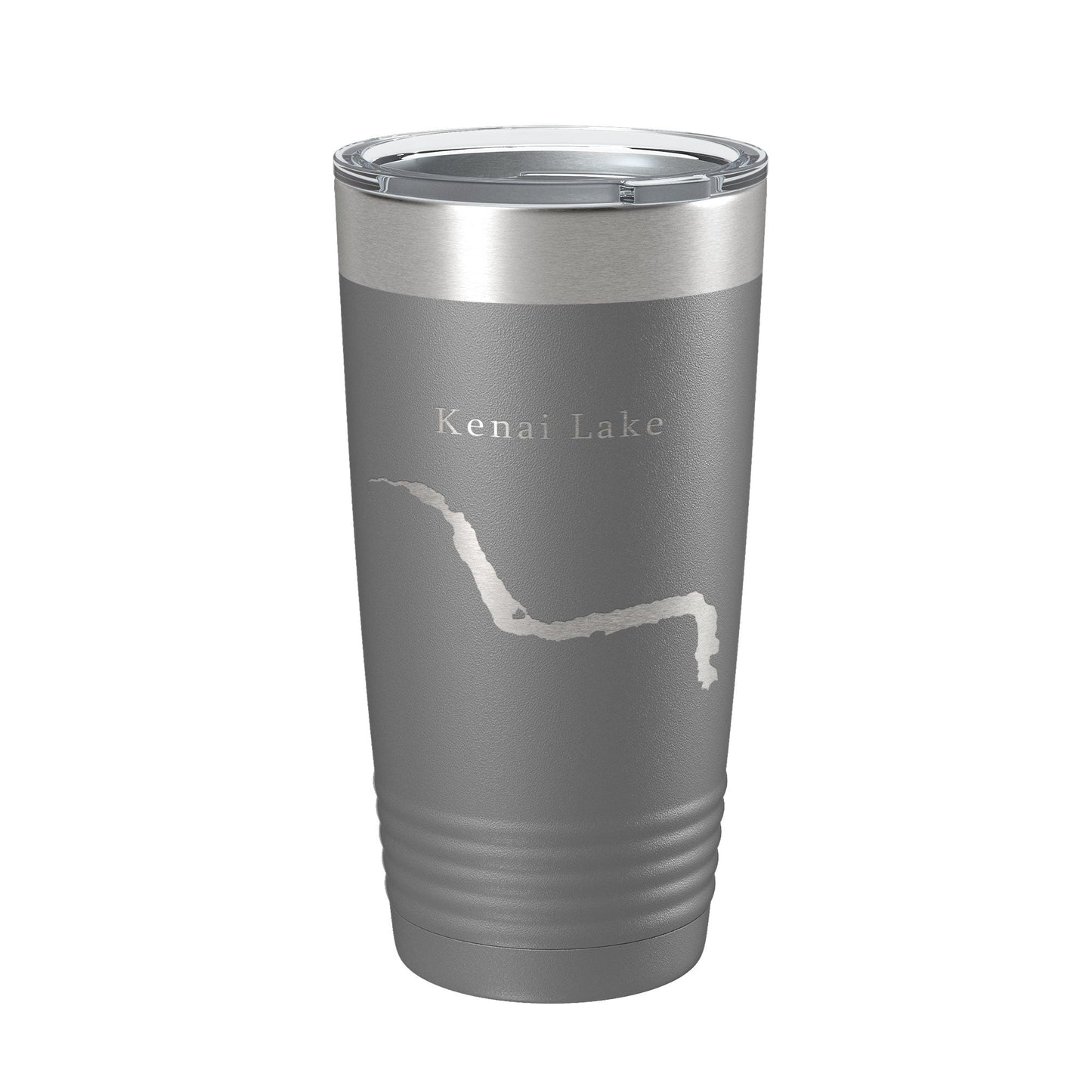 Kenai Lake Map Tumbler Travel Mug Insulated Laser Engraved Coffee Cup Alaska 20 oz-16