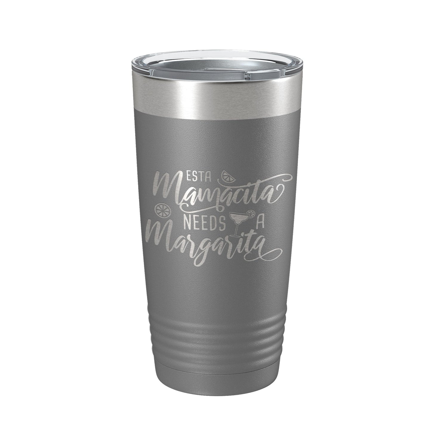Mamacita Needs A Margarita Tumbler Funny Mom Gift Travel Mug Insulated Laser Engraved Coffee Cup Mother's Day Momma Mama 20 oz-16
