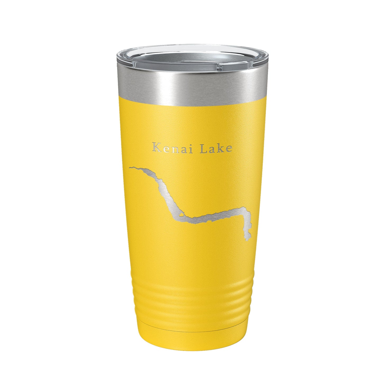Kenai Lake Map Tumbler Travel Mug Insulated Laser Engraved Coffee Cup Alaska 20 oz-4