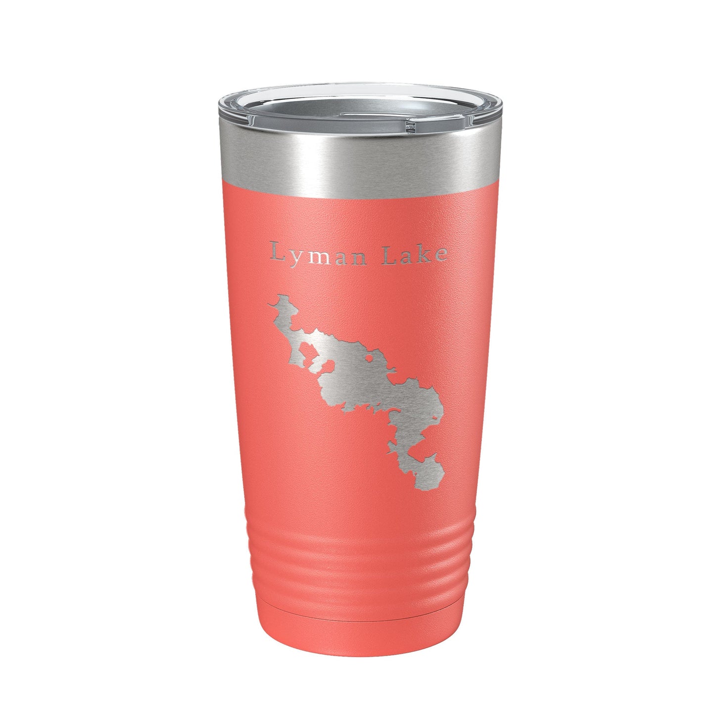 Lyman Lake Map Tumbler Travel Mug Insulated Laser Engraved Coffee Cup Arizona 20 oz-20