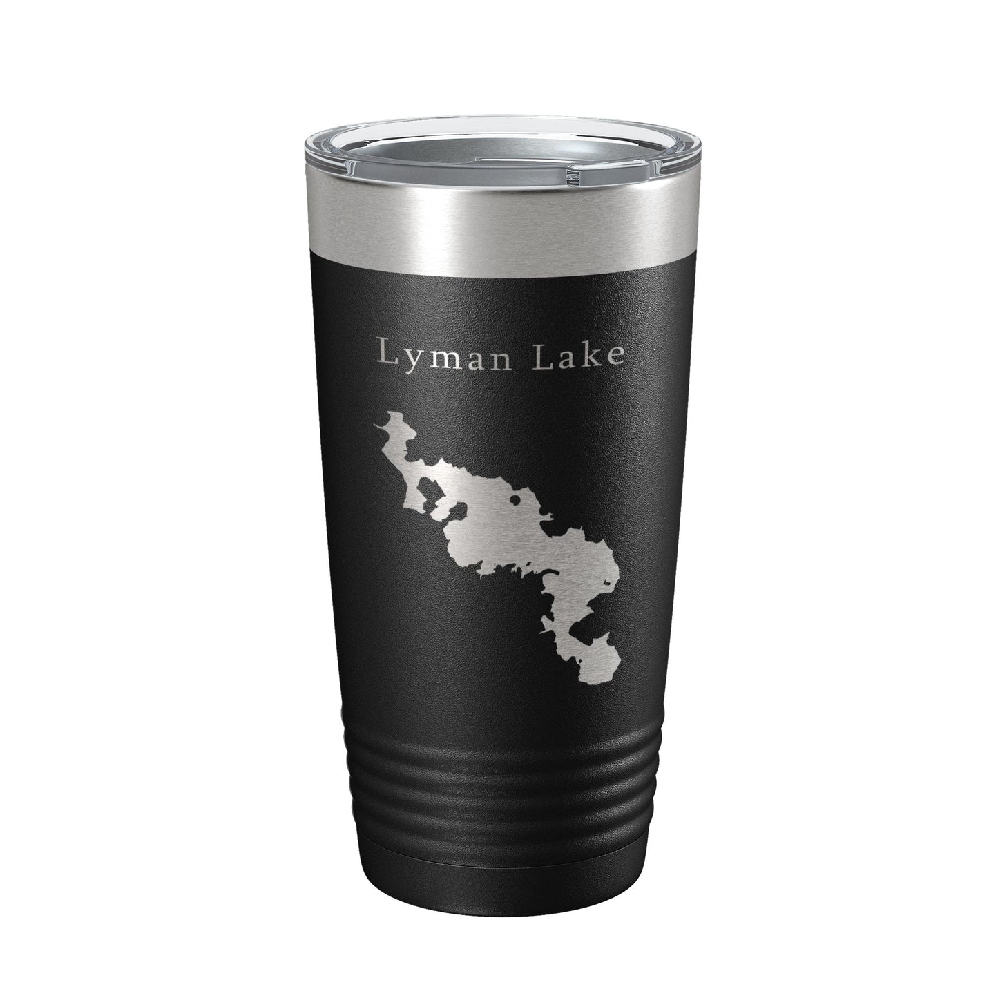 Lyman Lake Map Tumbler Travel Mug Insulated Laser Engraved Coffee Cup Arizona 20 oz-5