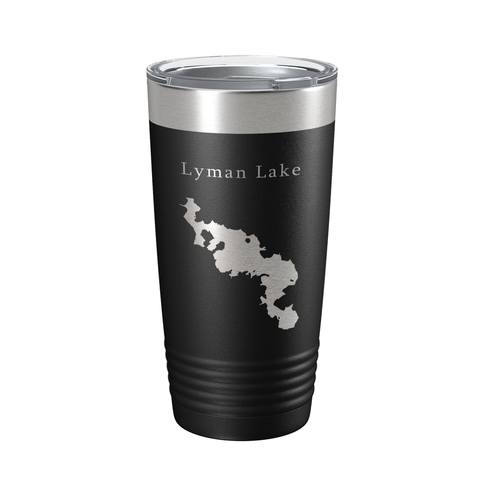 Lyman Lake Map Tumbler Travel Mug Insulated Laser Engraved Coffee Cup Arizona 20 oz-5