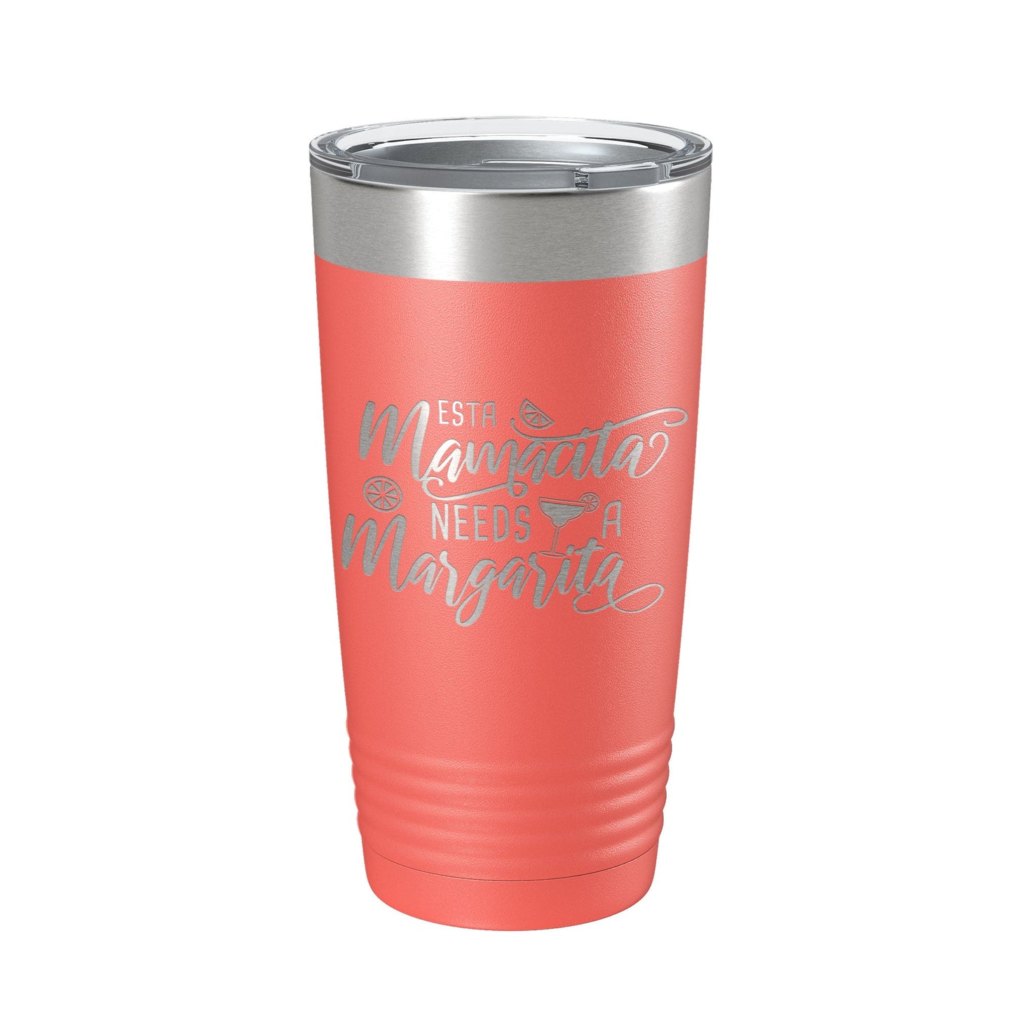 Mamacita Needs A Margarita Tumbler Funny Mom Gift Travel Mug Insulated Laser Engraved Coffee Cup Mother's Day Momma Mama 20 oz-20