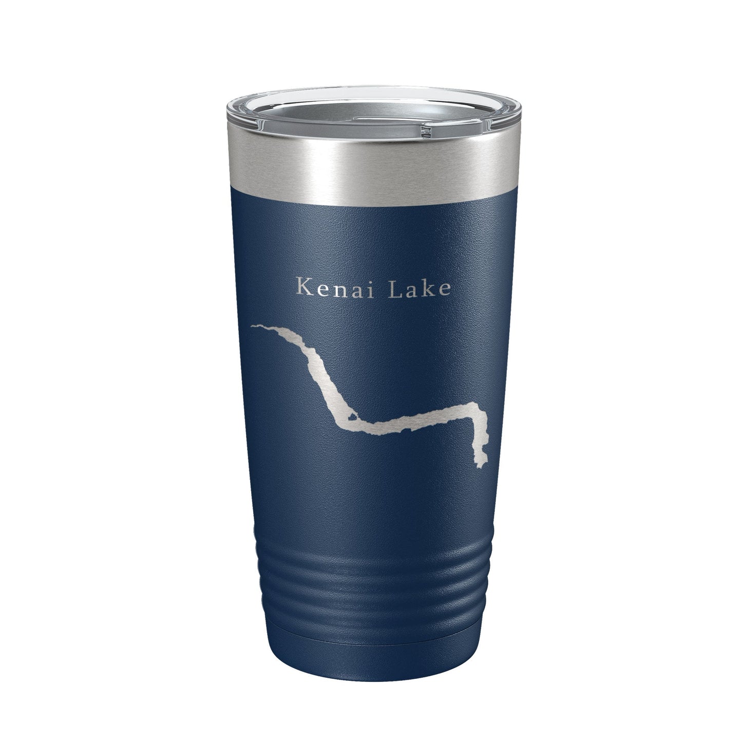Kenai Lake Map Tumbler Travel Mug Insulated Laser Engraved Coffee Cup Alaska 20 oz-8