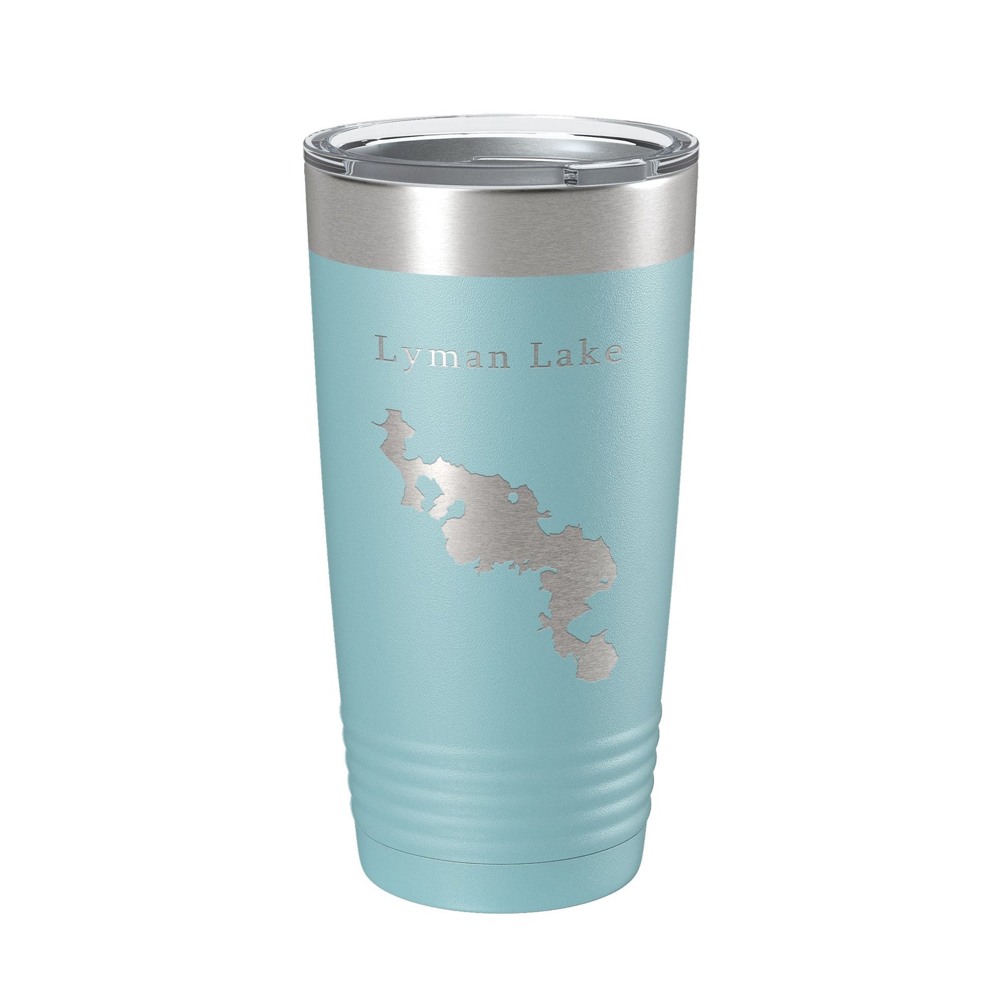 Lyman Lake Map Tumbler Travel Mug Insulated Laser Engraved Coffee Cup Arizona 20 oz-13