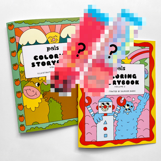 MYSTERY SOCKS + COLORING BOOKS BUNDLE-0