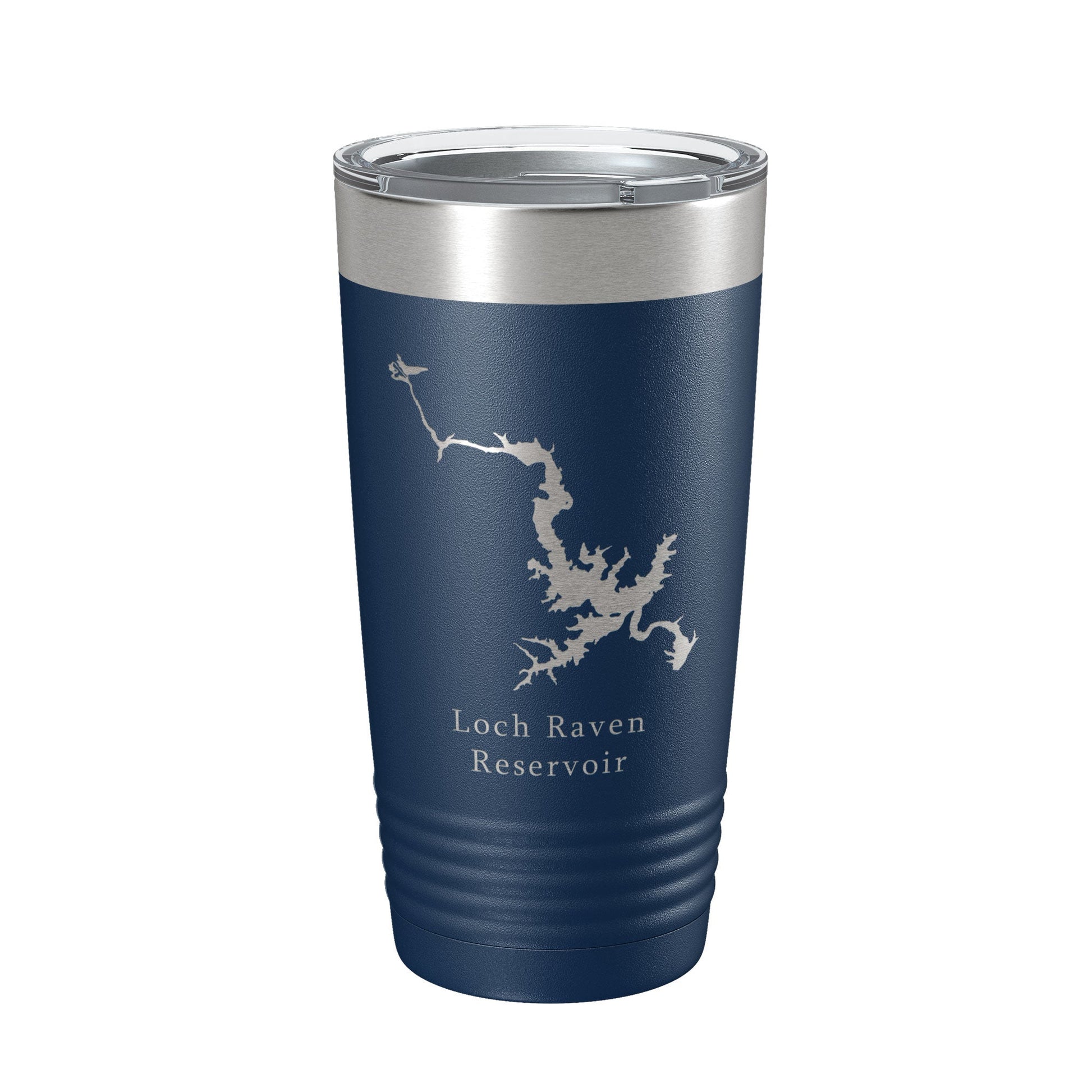 Loch Raven Reservoir Tumbler Lake Map Travel Mug Insulated Laser Engraved Coffee Cup Maryland 20 oz-2