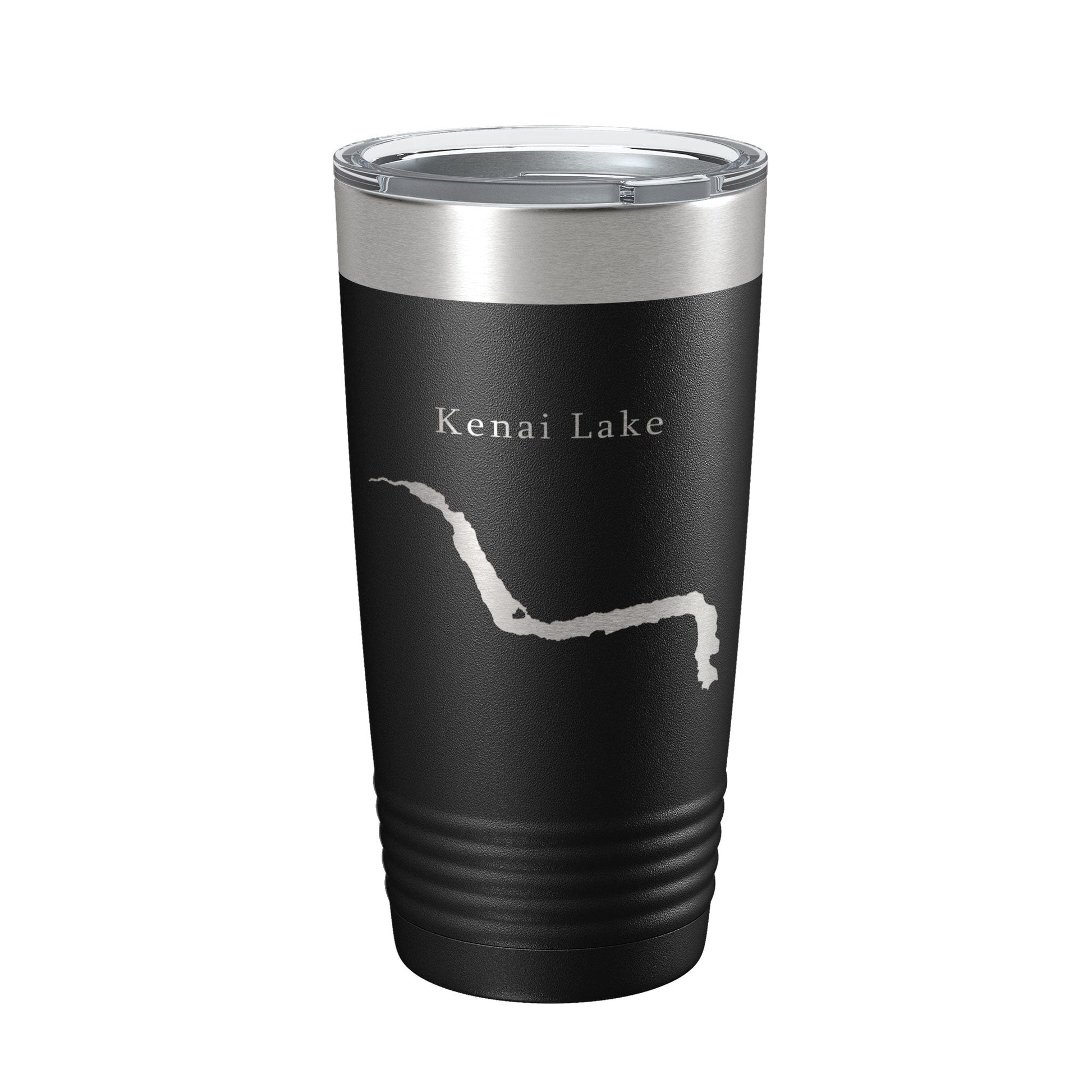 Kenai Lake Map Tumbler Travel Mug Insulated Laser Engraved Coffee Cup Alaska 20 oz-5