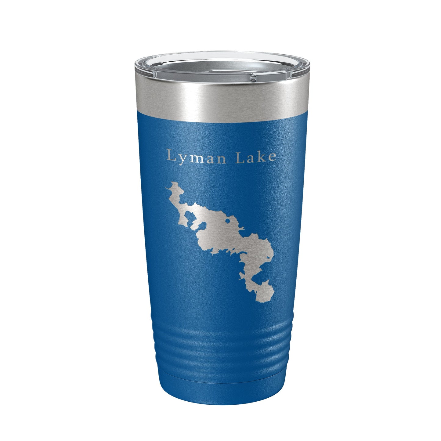 Lyman Lake Map Tumbler Travel Mug Insulated Laser Engraved Coffee Cup Arizona 20 oz-6