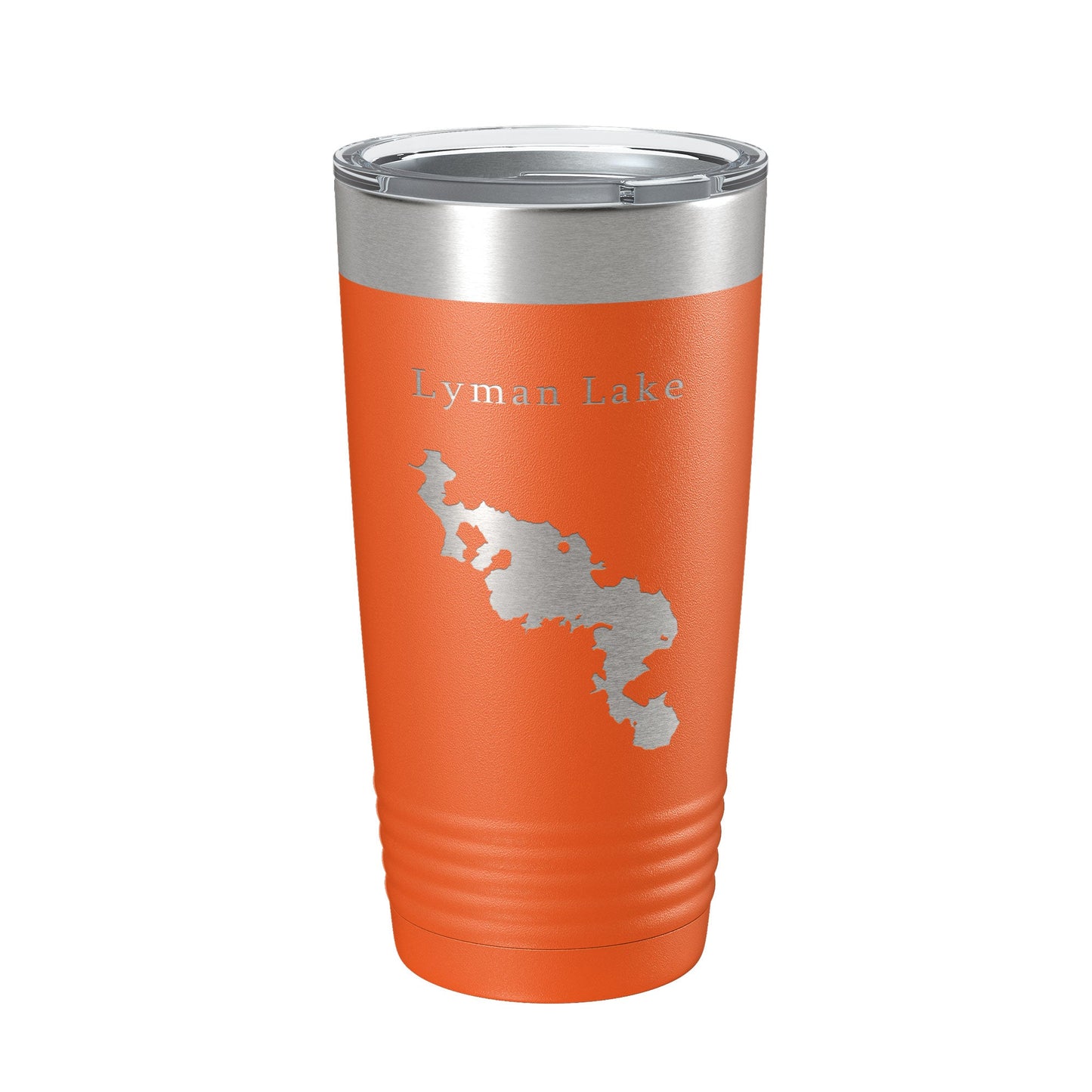 Lyman Lake Map Tumbler Travel Mug Insulated Laser Engraved Coffee Cup Arizona 20 oz-17