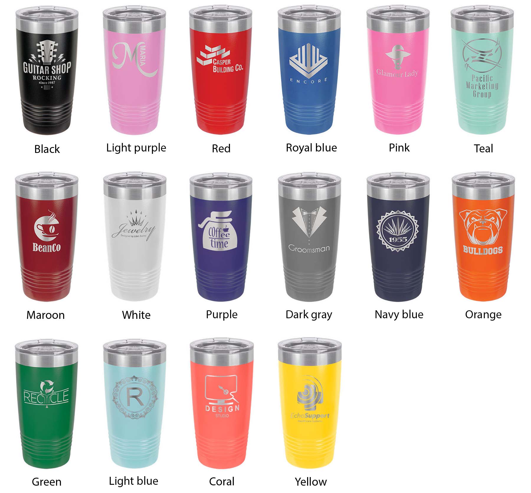 Cedar Lake Map Tumbler Travel Mug Insulated Laser Engraved Coffee Cup Illinois 20 oz-3
