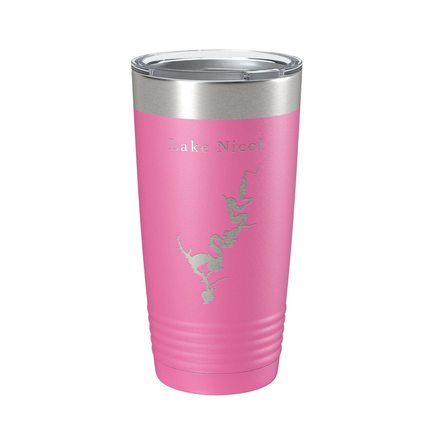 Lake Nicol Map Tumbler Travel Mug Insulated Laser Engraved Coffee Cup Alabama 20 oz-11