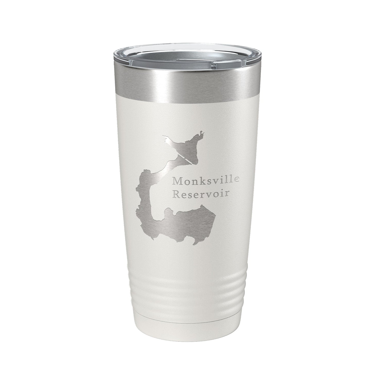 Monksville Reservoir Tumbler Lake Map Travel Mug Insulated Laser Engraved Coffee Cup New Jersey 20 oz-7