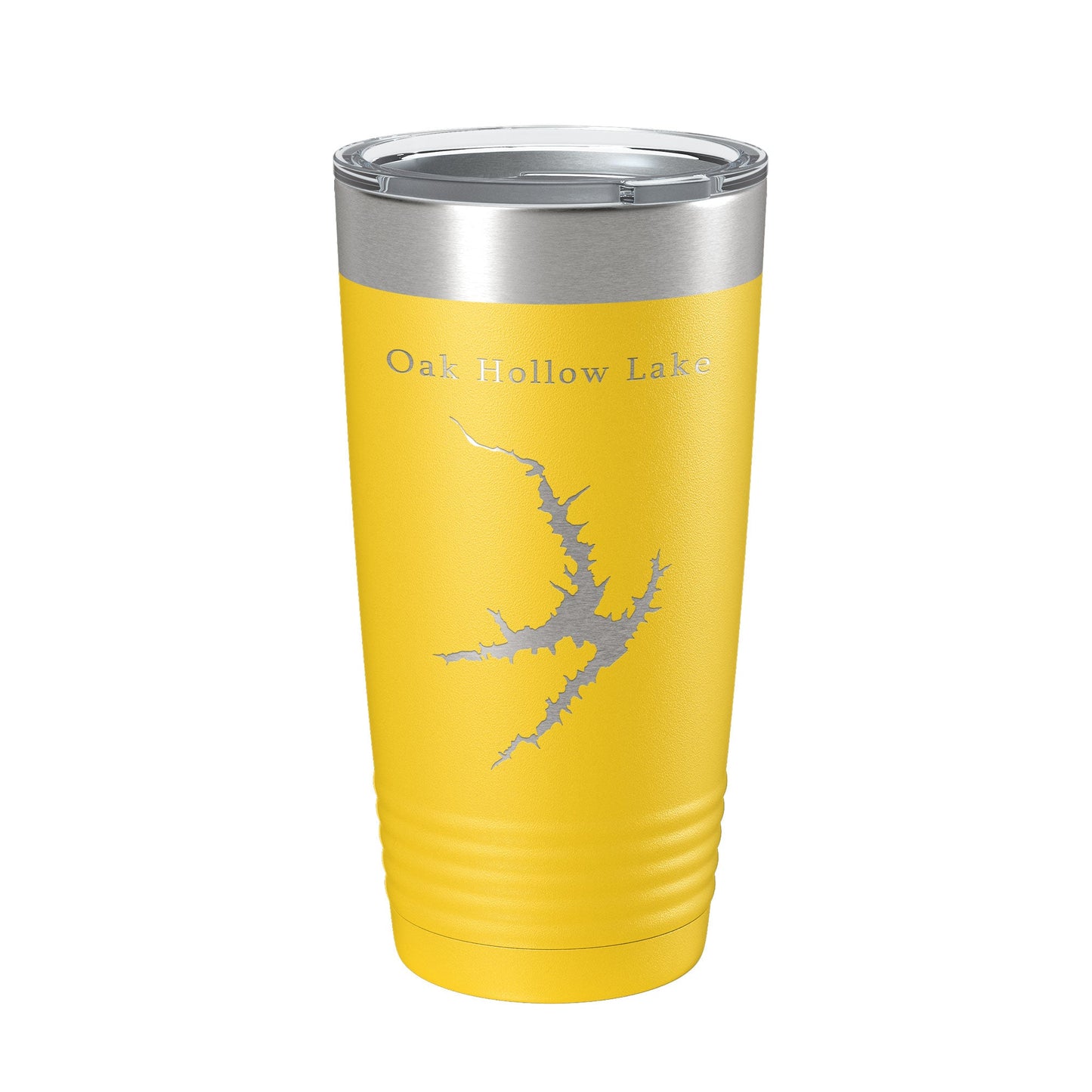 Oak Hollow Lake Map Tumbler Travel Mug Insulated Laser Engraved Coffee Cup High Point North Carolina 20 oz-19