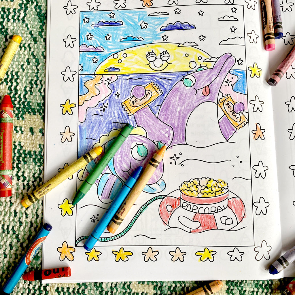 MYSTERY SOCKS + COLORING BOOKS BUNDLE-3